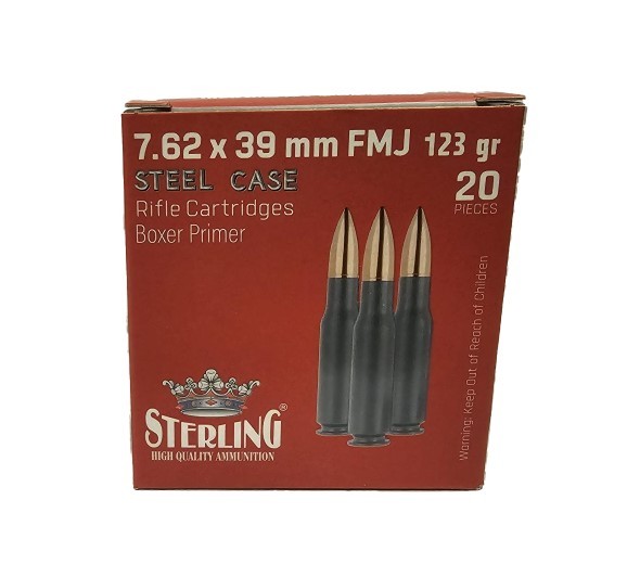 STLG 7.62x39 123FMJ STL SEL 20 - Taurus Savings